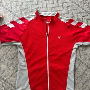 Men's Red and Gray Cycling Jersey
